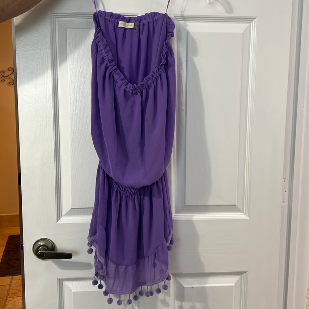 Ramy Brook Marcie Coverup (purple/small) - Picture 1 of 5